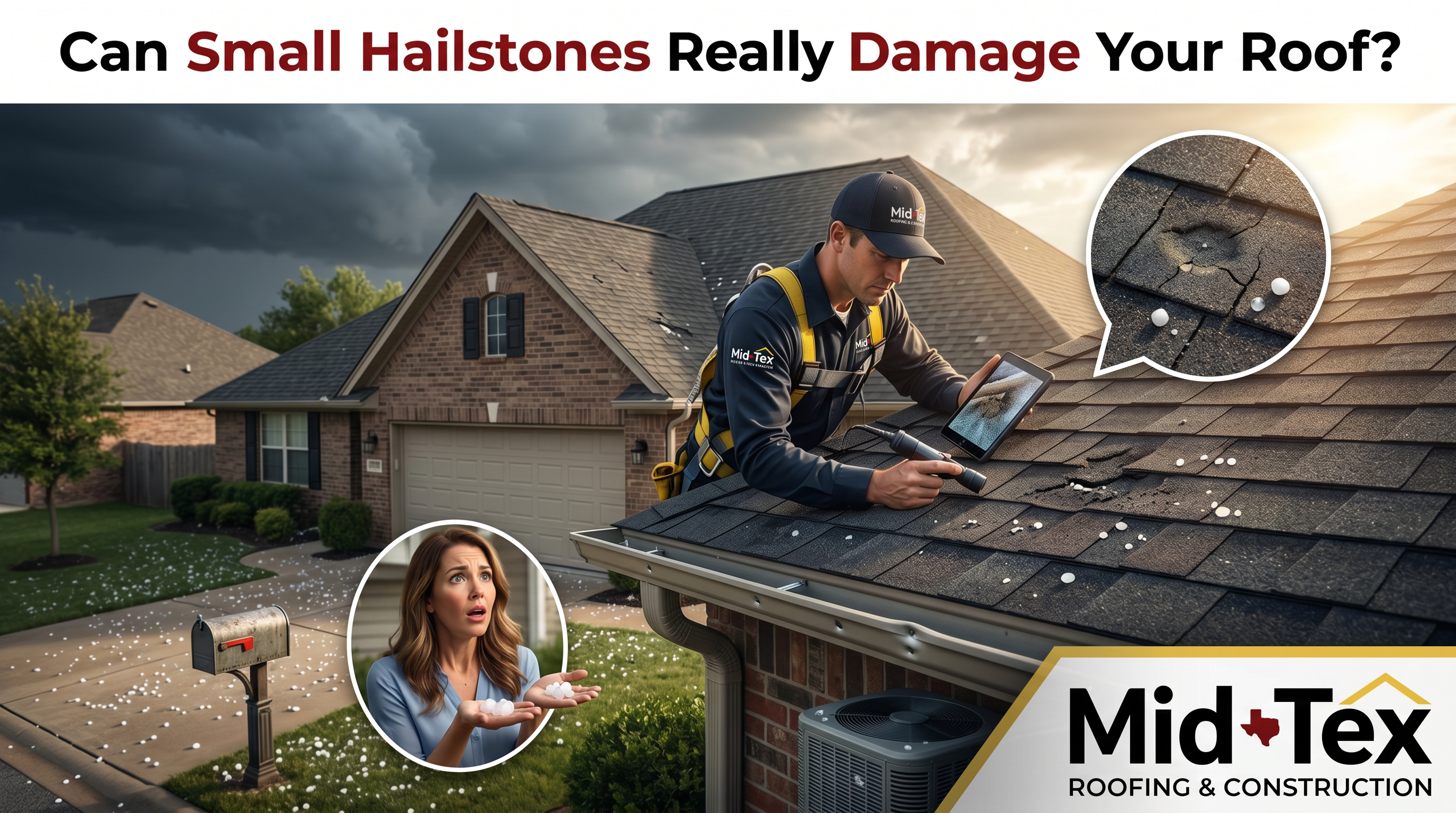 Can Small Hailstones Really Damage Your Roof?
